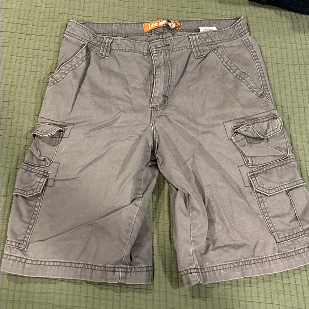 Lee Charcoal Cargo Shorts